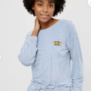 NWT Loft Striped Morning Sunshine Pajamas Size S